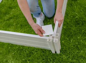 Classic 4x4x11 Garden Bed Corner Construction