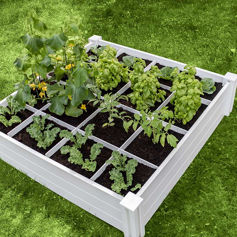 grid plants Vita Garden Bed with Grid