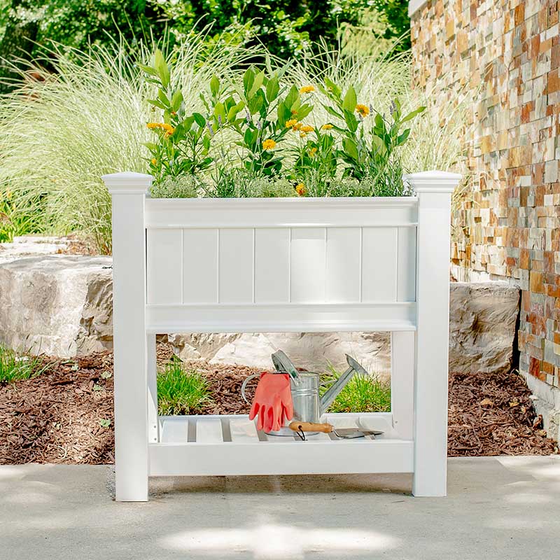 raised planters box Cambridge Raised Planter