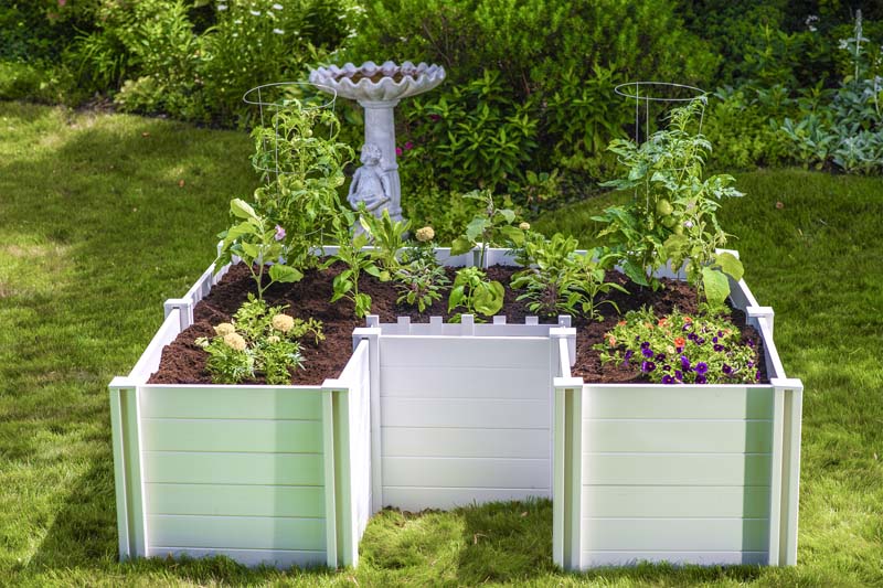Keyhole Composter Classic 6x6 Keyhole Composting Garden | Large Garden Bed - Free Shipping