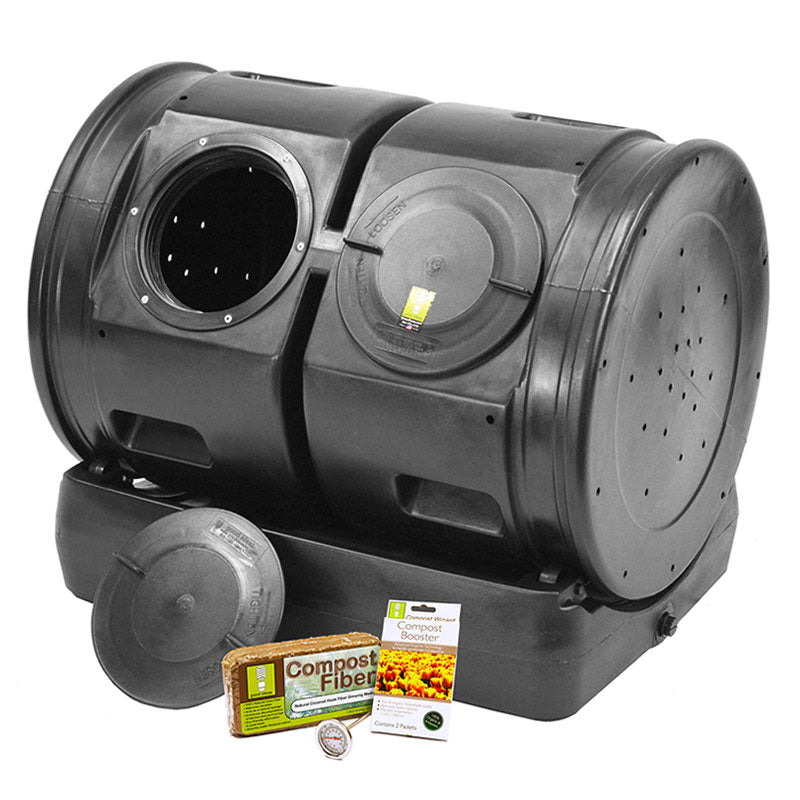 Compost Wizard Dueling Tumbler Starter Kit Composting kit Free Shipping