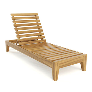 Fortuna Teak Chaise Lounge