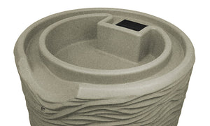 Impressions Palm 65 Gallon Rain Saver top