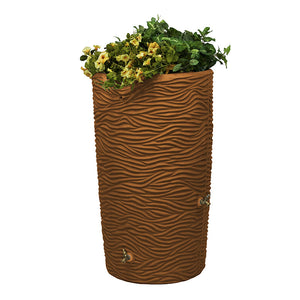 Impressions Palm 65 Gallon Rain Saver Terra Cotta