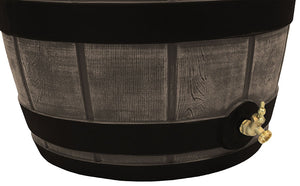 50 Gallon Rain Vault with Darkened Ribs Spigot