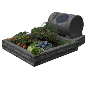 Garden Wizard Raised Bed Garden Hybrid Dark Granite