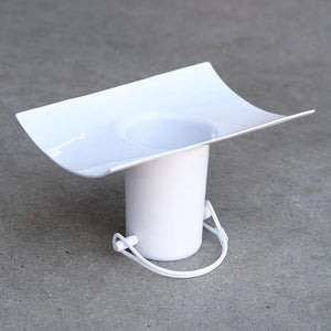 Half Round Installation Kit White