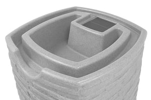 Impressions Riverwalk 50 Gallon Rain Saver top in Light Granite