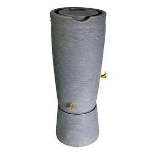 Impressions Stone 50 Gallon Rain Saver and Stand Dark Granite