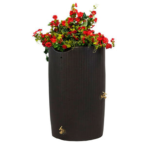 Impressions Bali 50 Gallon Rain Saver Dark Brown