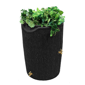 Impressions Bark 50 Gallon Rain Saver Black
