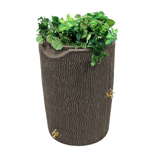 Impressions Bark 50 Gallon Rain Saver Oak