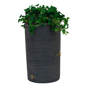 Impressions Downton 50 Gallon Rain Saver Dark Granite