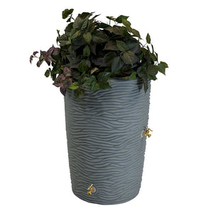 Impressions Palm 50 Gallon Rain Saver Gray