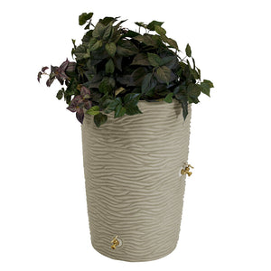 Impressions Palm 50 Gallon Rain Saver Sandstone