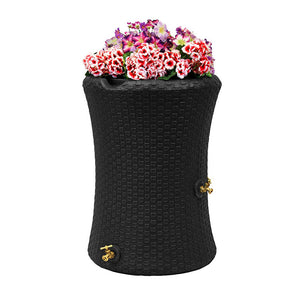 Impressions Nantucket 50 Gallon Rain Saver Black