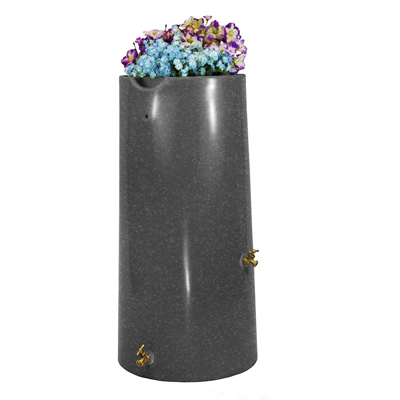 50 gallon plastic planter Good Ideas Dark Granite Impressions Reflections 50 Gallon Rain Saver, Plastic