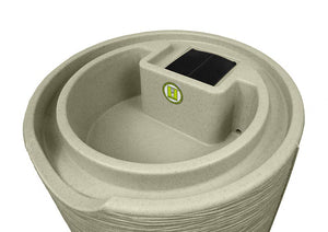 Impressions Stone 50 Gallon Rain Saver in Sandstone top view