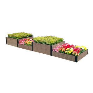 Terraced Quadruple Raised Garden Bed 