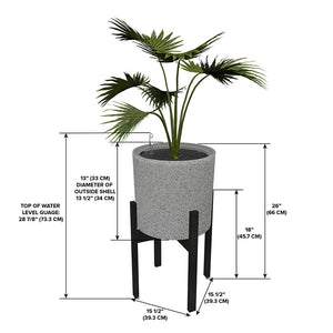 Växa 14” Self-Watering Planter features