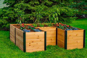 Mezza 6x6 Keyhole Composting Garden 