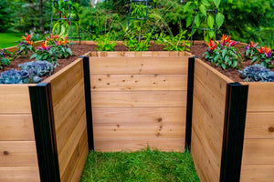 Mezza 6x6 Keyhole Composting Garden