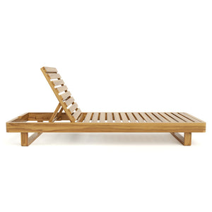 Miramar Teak Chaise Lounge