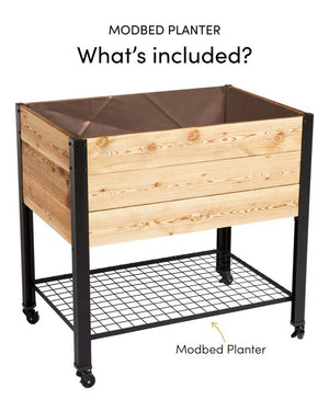 Modbed Apartment Garden Planter Diagram