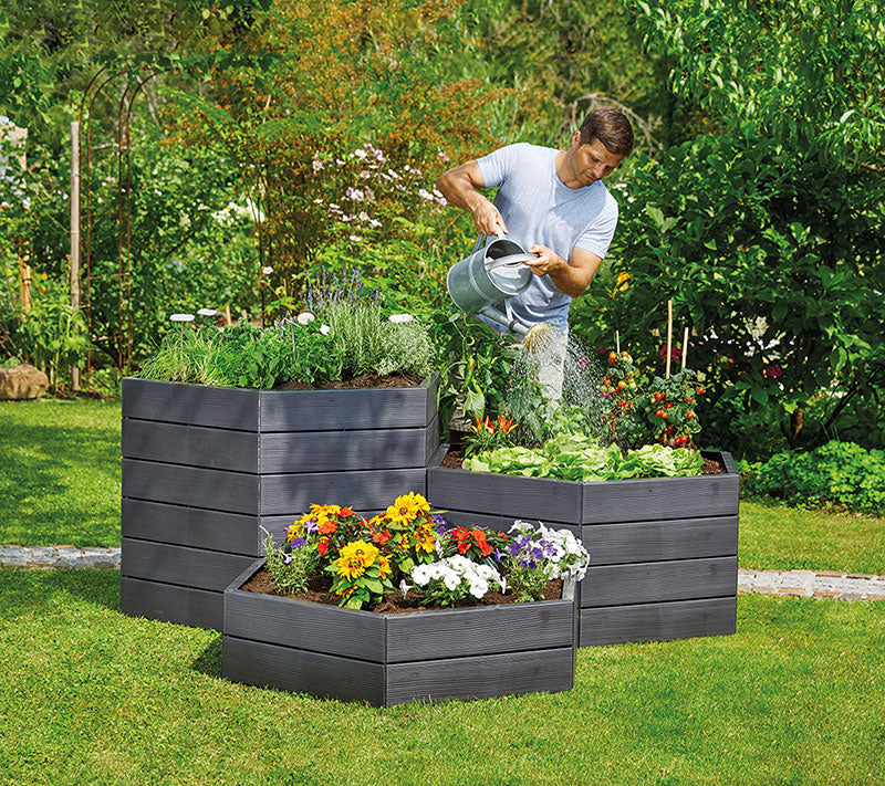 plastic raised garden bed planter kit Modular Raised Garden Bed Kit