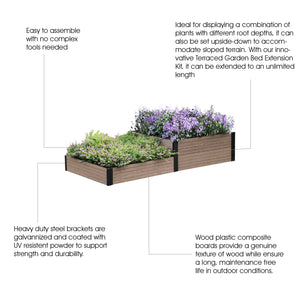 Terraced Raised Garden Bed Descriptions