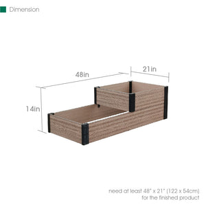 Terraced Roadside Raised Garden Bed Dimensions