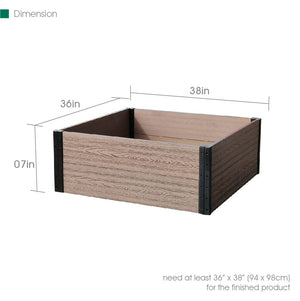 Deep Root Raised Garden Bed Dimensions