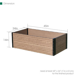 Premium Deckside Raised Garden Bed Dimensions