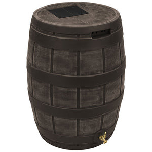 50 Gallon Rain Vault Oak