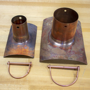 Rain Chain Half Round vs Large Half Round Installation kit