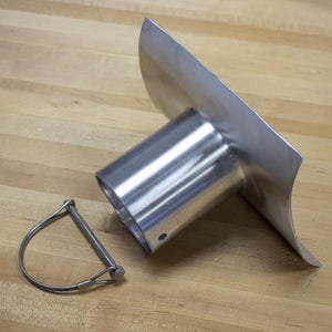 Rain Chain Large Half Round Aluminum