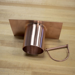 Large Rain Chain Installation Kit Copper