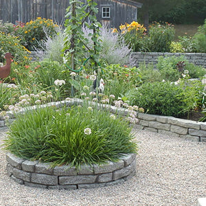 Rock Lock Raised Garden Bed - Curved Rock