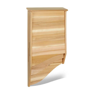 Front angled photo of the Seneca dual chambered bat house from BatBNB