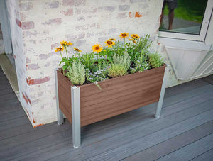 Urbana 38x15 Greens Elevated Garden Espresso