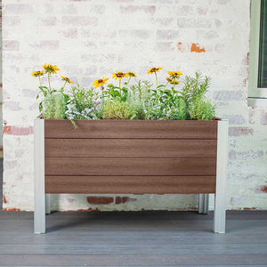 Urbana 38x15 Greens Elevated Garden Espresso