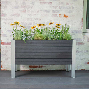 Urbana 38x15 Greens Elevated Garden Slate