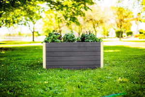 Urbana 4x4 Keyhole Composting Garden slate