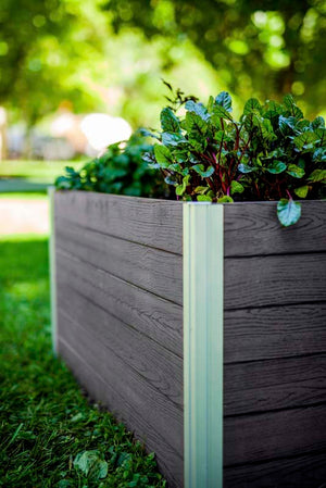 Urbana 4x4 Keyhole Composting Garden slate