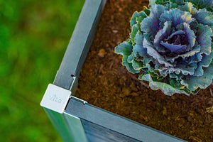 Urbana 4x4 Keyhole Composting Garden slate
