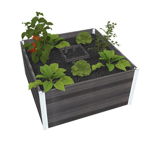 Urbana 4x4 Keyhole Composting Garden slate
