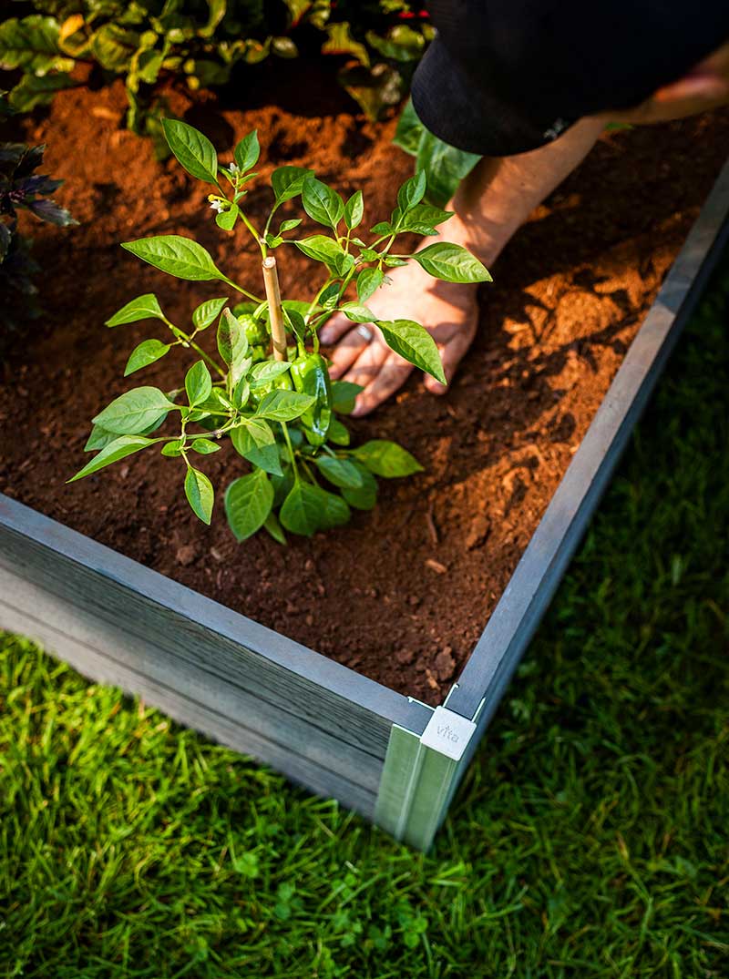 Urbana 4x4x11 Garden Bed | Vinyl Garden Bed - Free Shipping