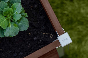 Urbana 6x6 Keyhole Composting Garden Espresso