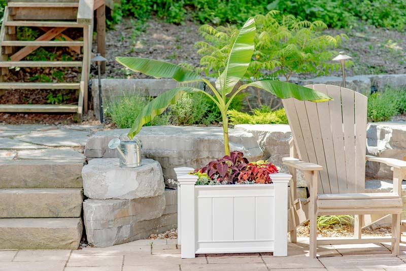 Barcelona Planter Box  on patio