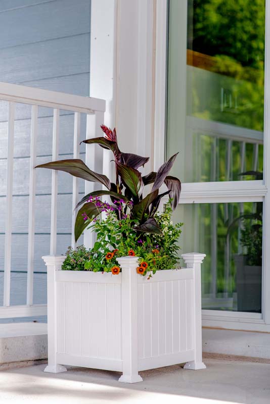 Classic Cardiff Planter Box on deck